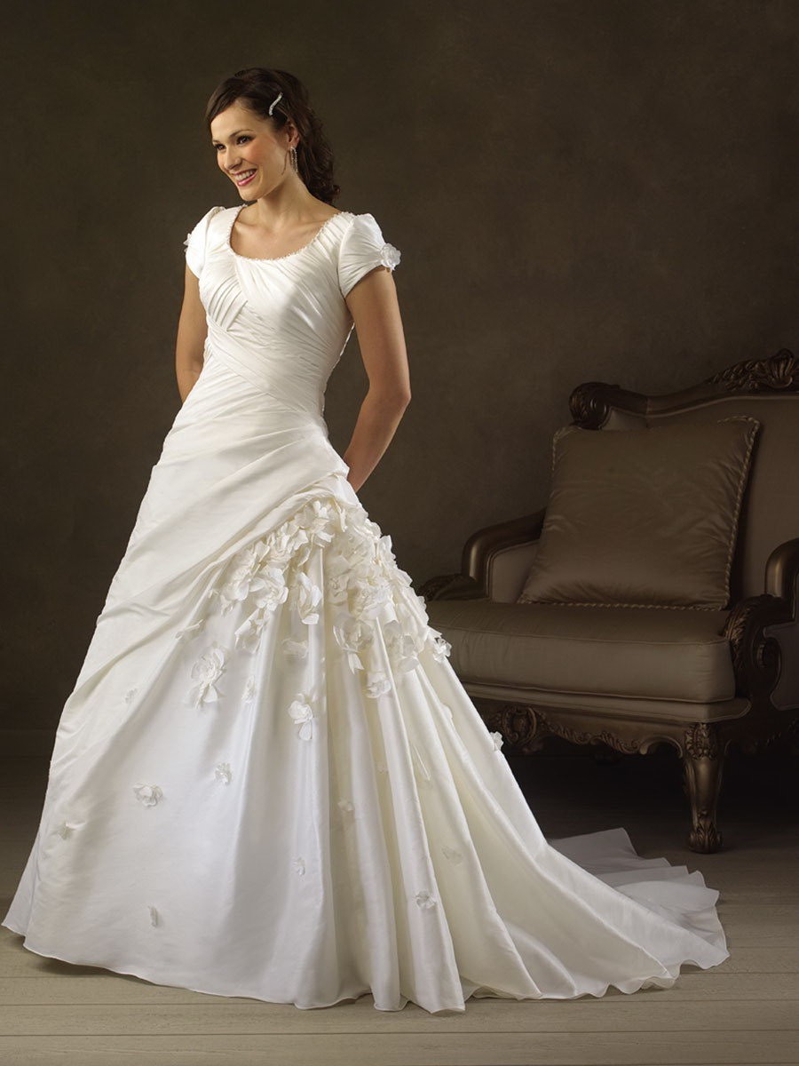 simple-a-line-wedding-dress-with-sleeves