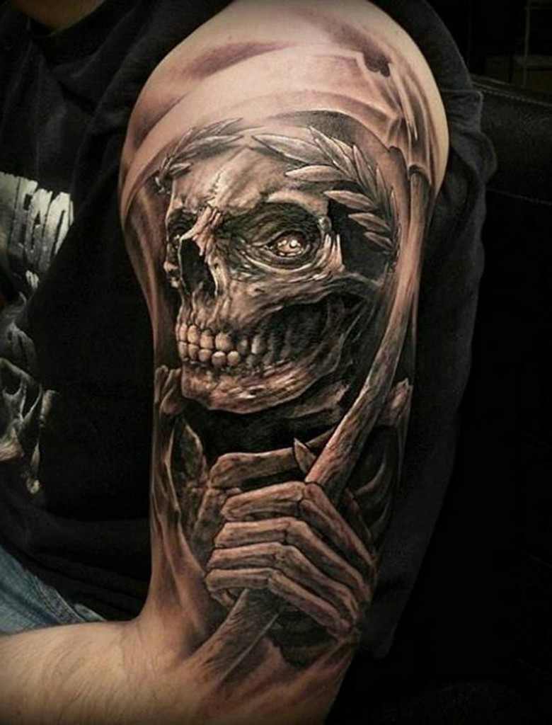 skull-3D-tattoo-design