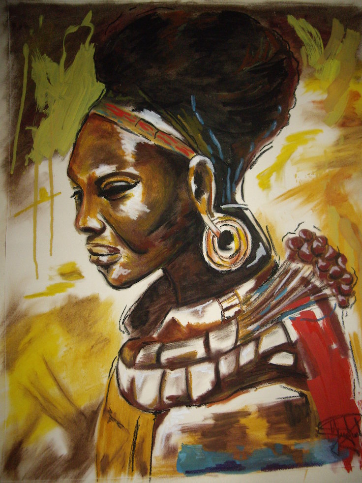 African girl by JuanPuerta