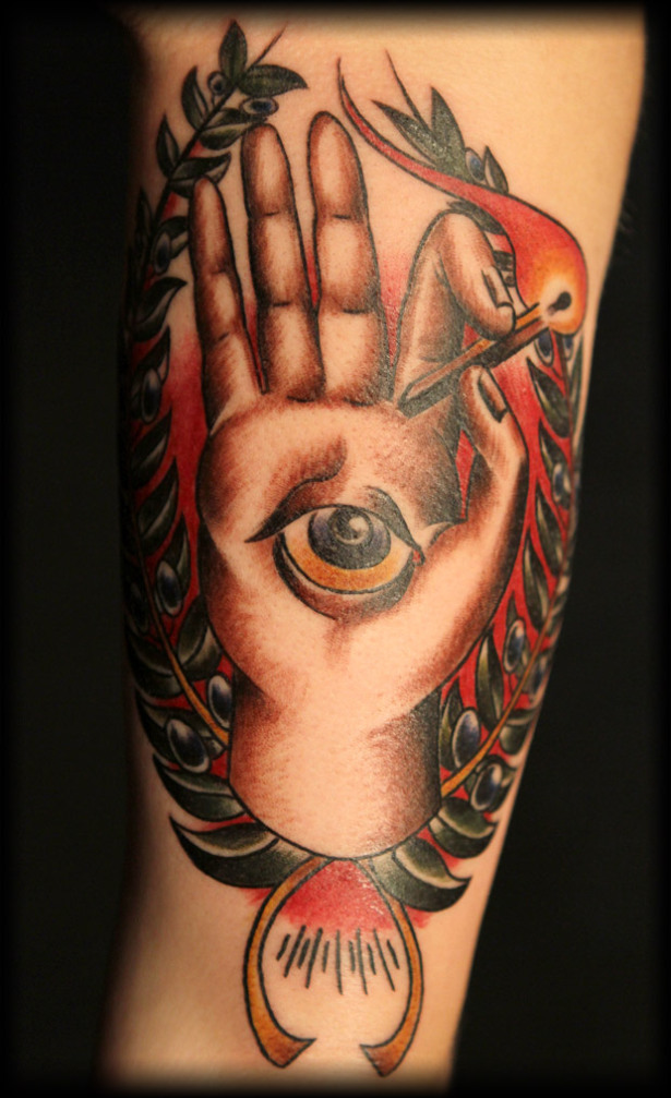 American Traditional Tattoo by Tommy Helm