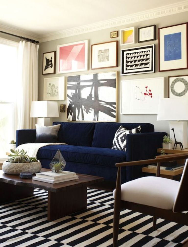 Artistic Eclectic Living Room