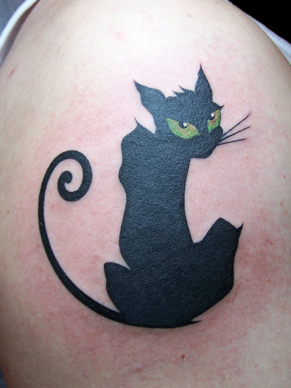 Black Tattoo Cat