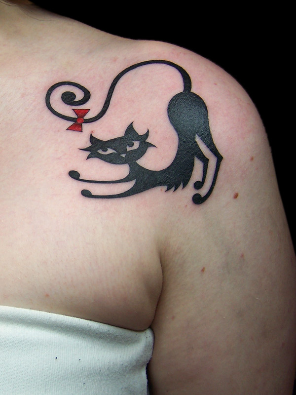 Cat Design Tattoo
