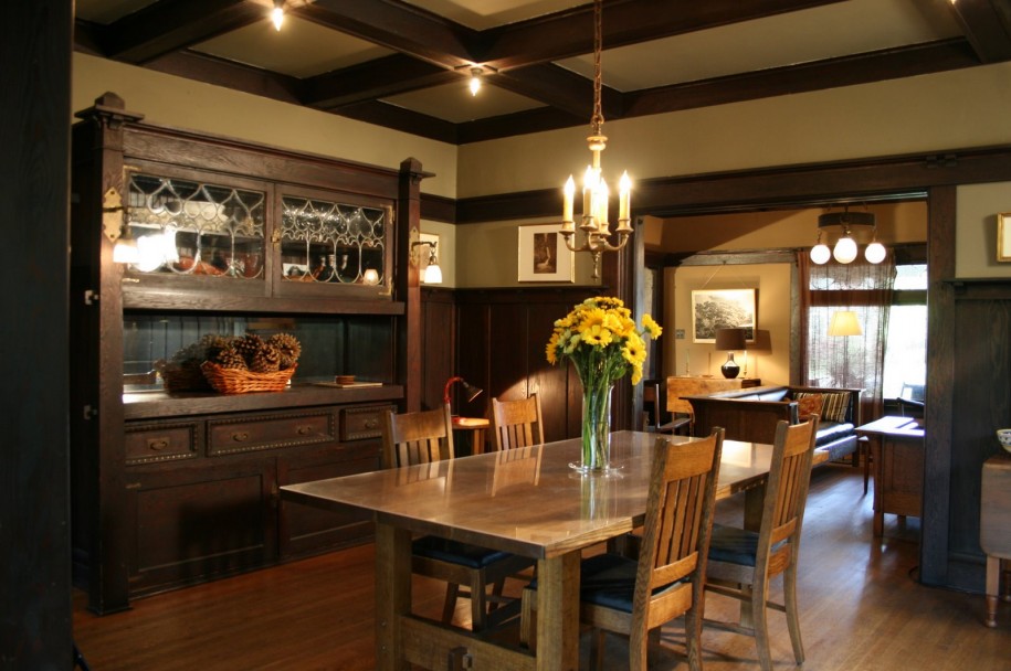 Craftsman Style Home Design On All With Craftsman Style Decorating Dining Room Ideas