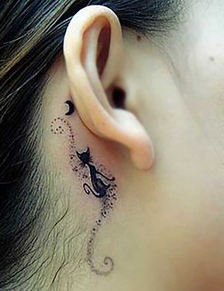 Cute Ear Tattoo Ideas