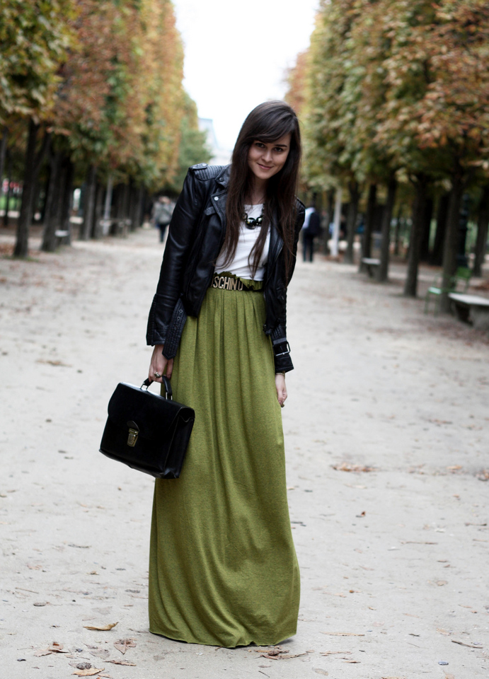 Different Ways to Style Maxi Skirt
