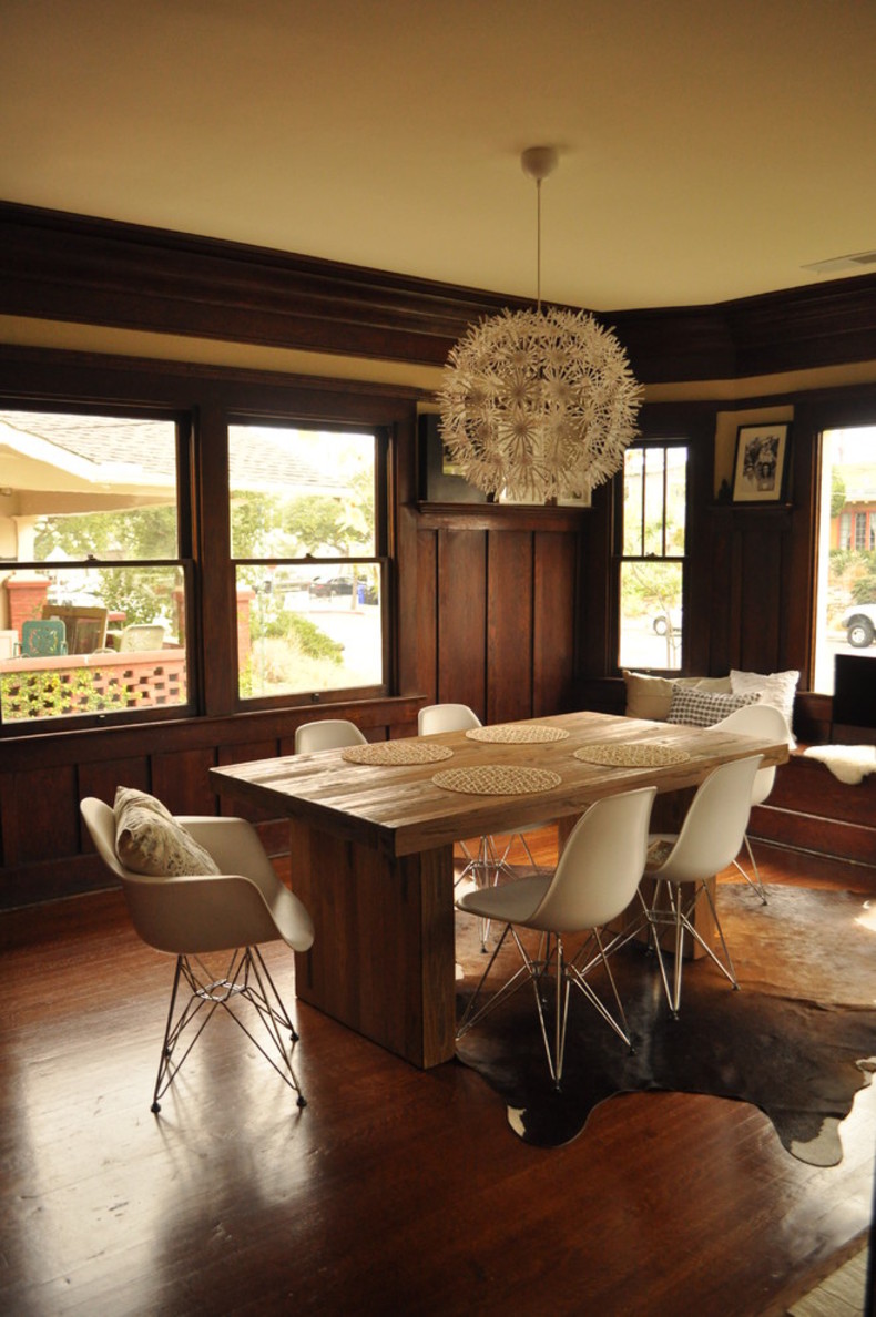 Eclectic Dining Room Craftsman Cool Decor Plan