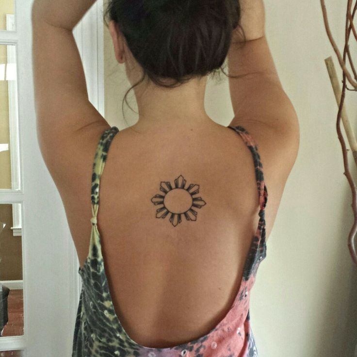 Filipino sun tattoo