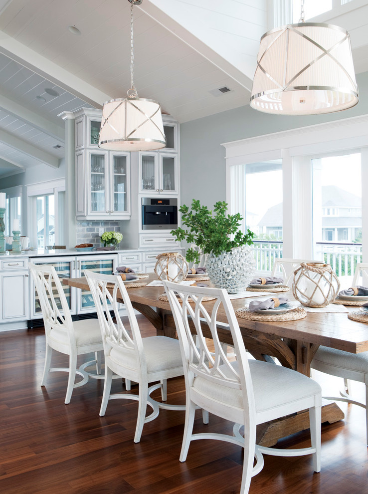Graceful-Silver-Sage-Paint-home-interior-design-Beach-Style-Dining-Room-Wilmington