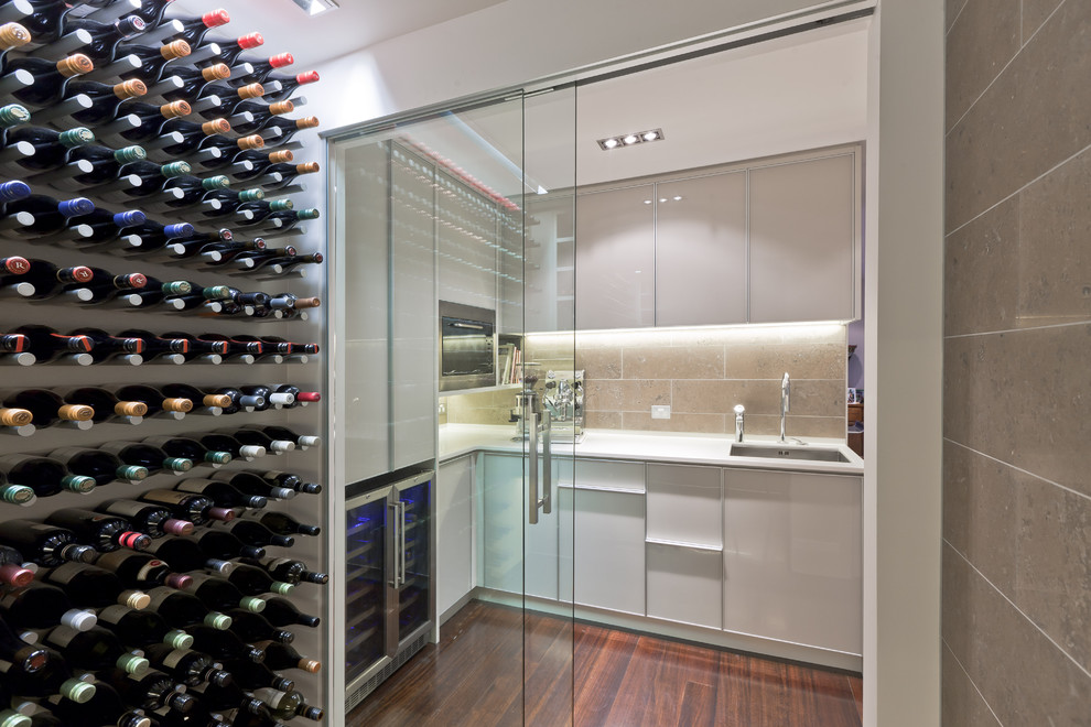 Handsome Wine Cellar Modern design ideas for La Cava Sinks Decor