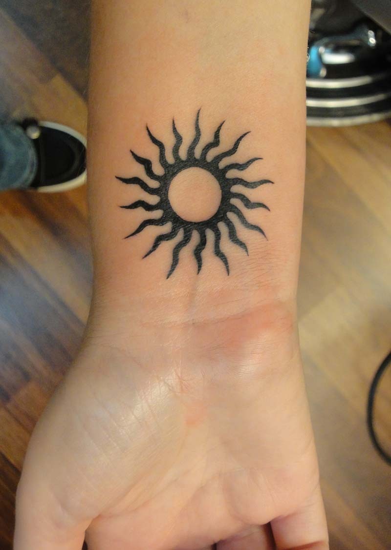 Leo Sun Tattoo