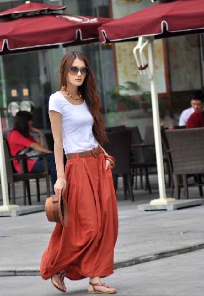 Maxi Skirts Outfits ideas Style Maxi Dresses 2015 for Girls