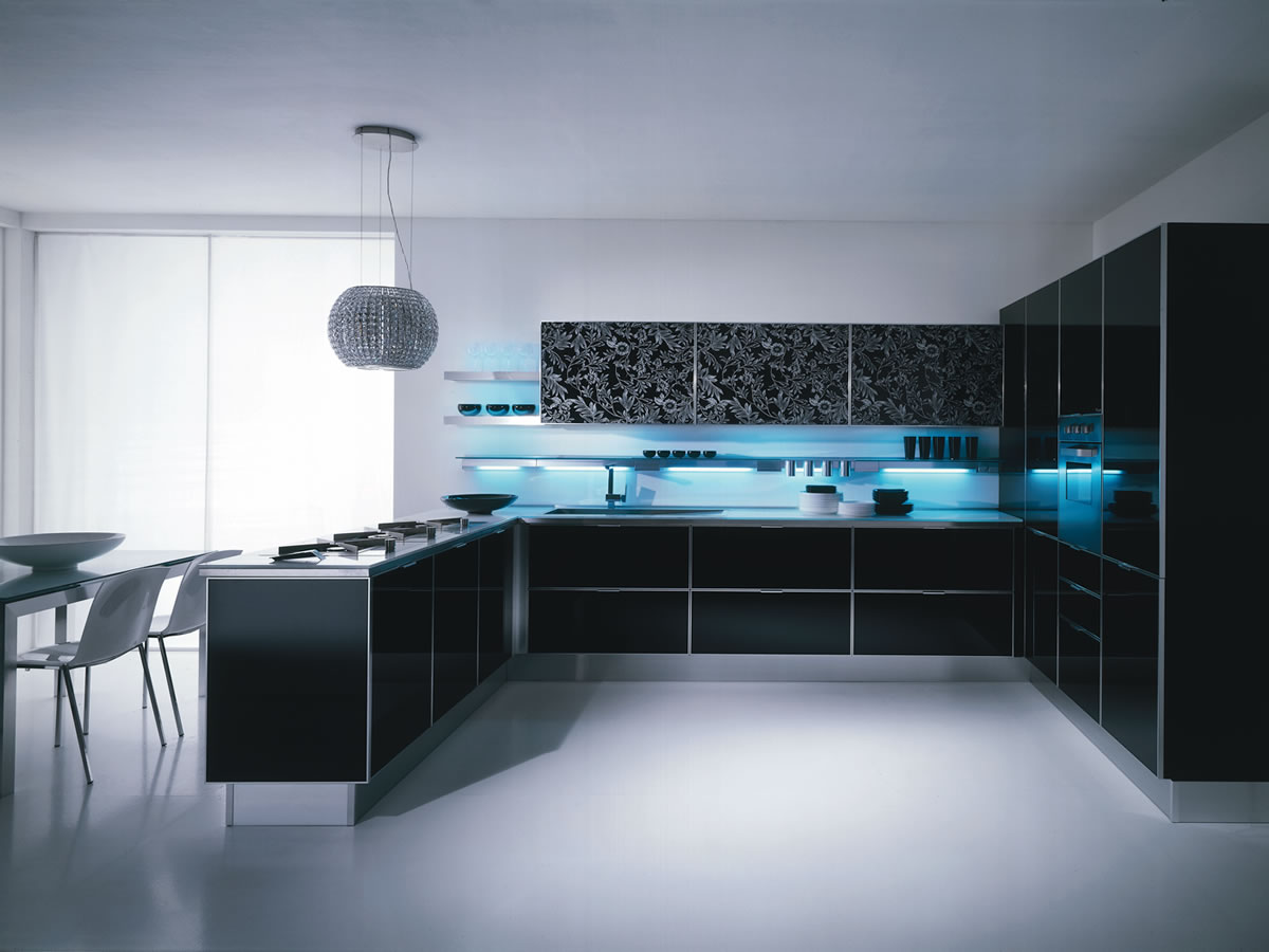 Modern Cabinets Kitchen Black
