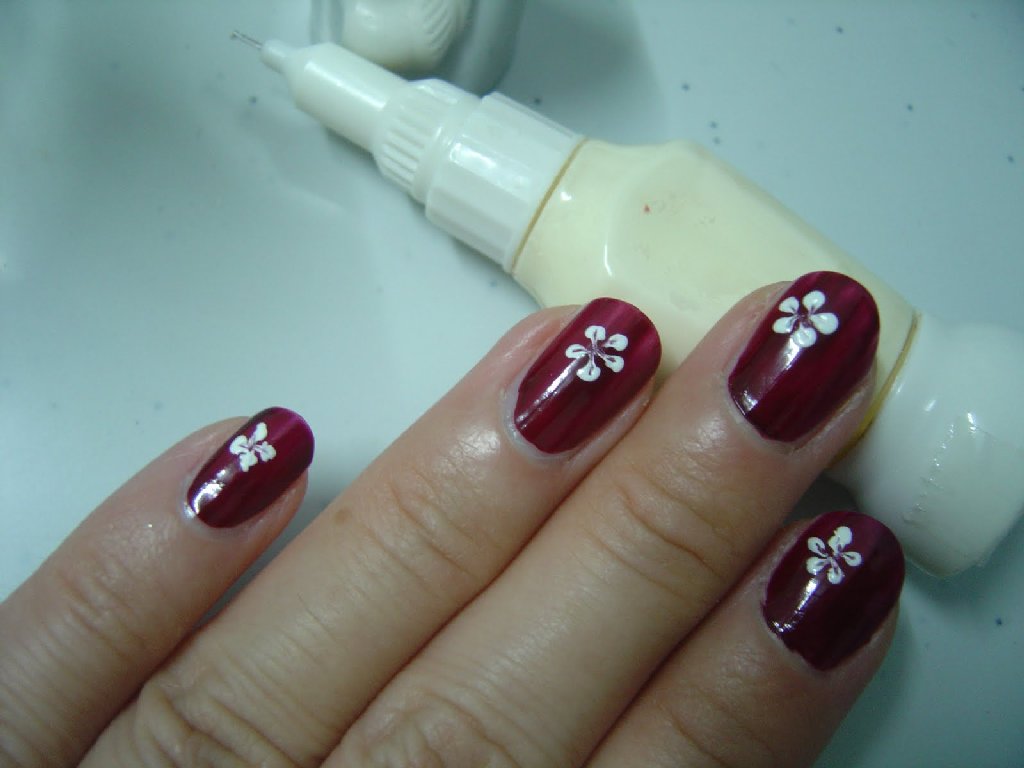 Nails Art Flower Design