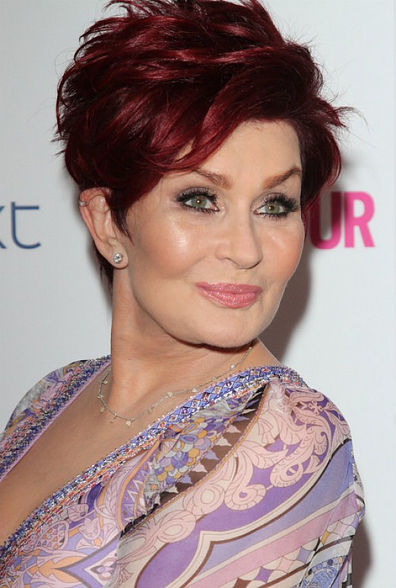 Red short hairstyles for women over 50 with thick hair