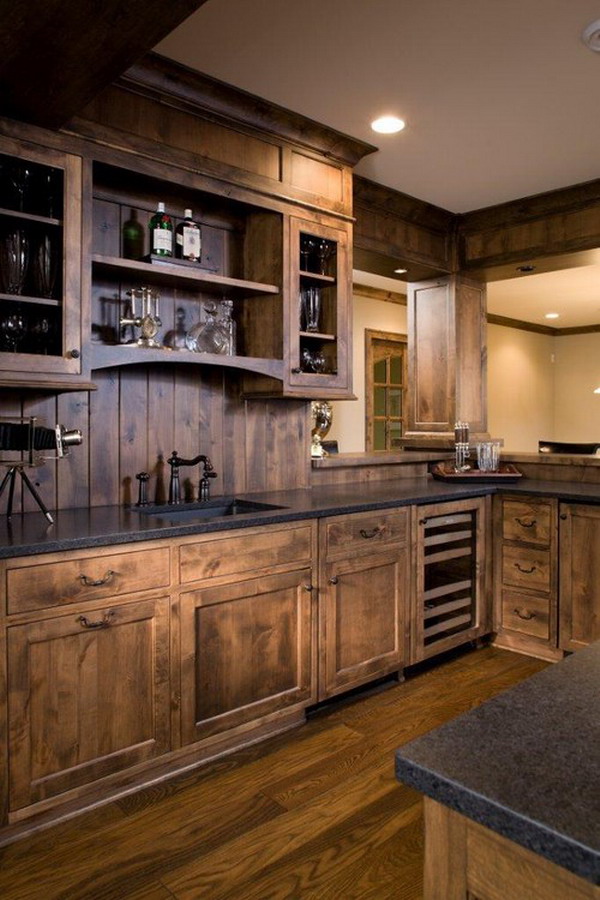 Rustic as kitchen remodeling ideas