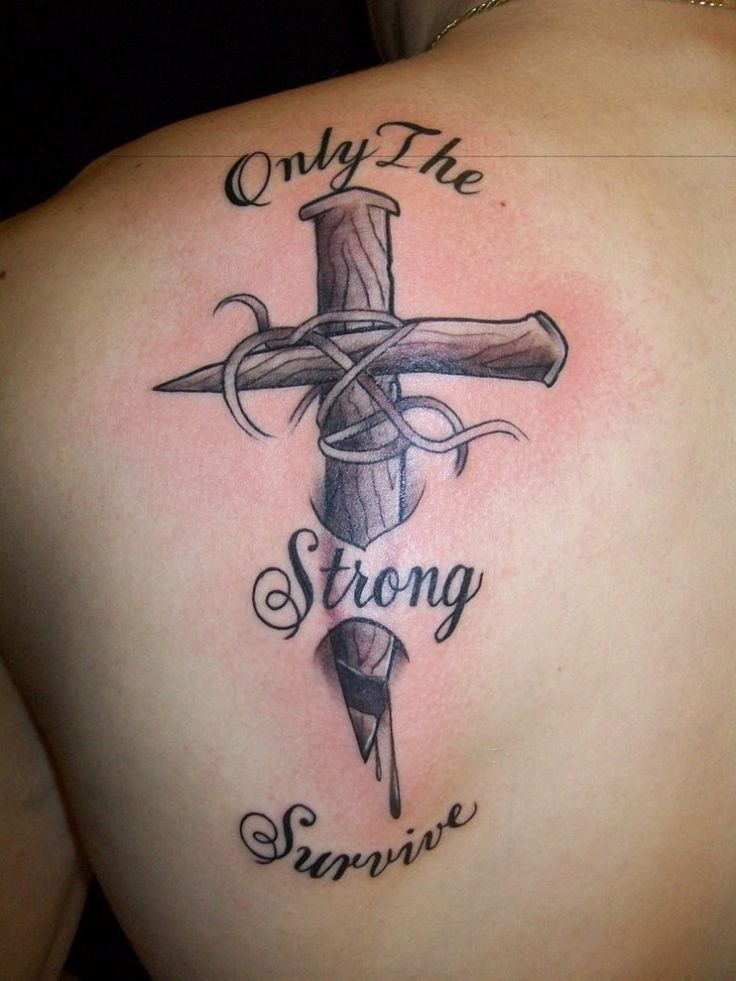 Strong Survive Quote Tattoo