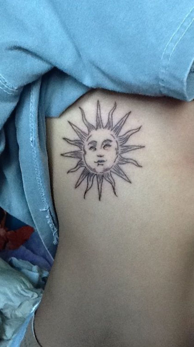 Sun Tattoo Design Ideas