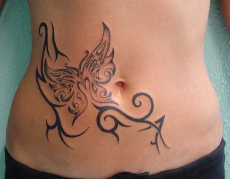 Tribal Butterfly Tattoos For Women