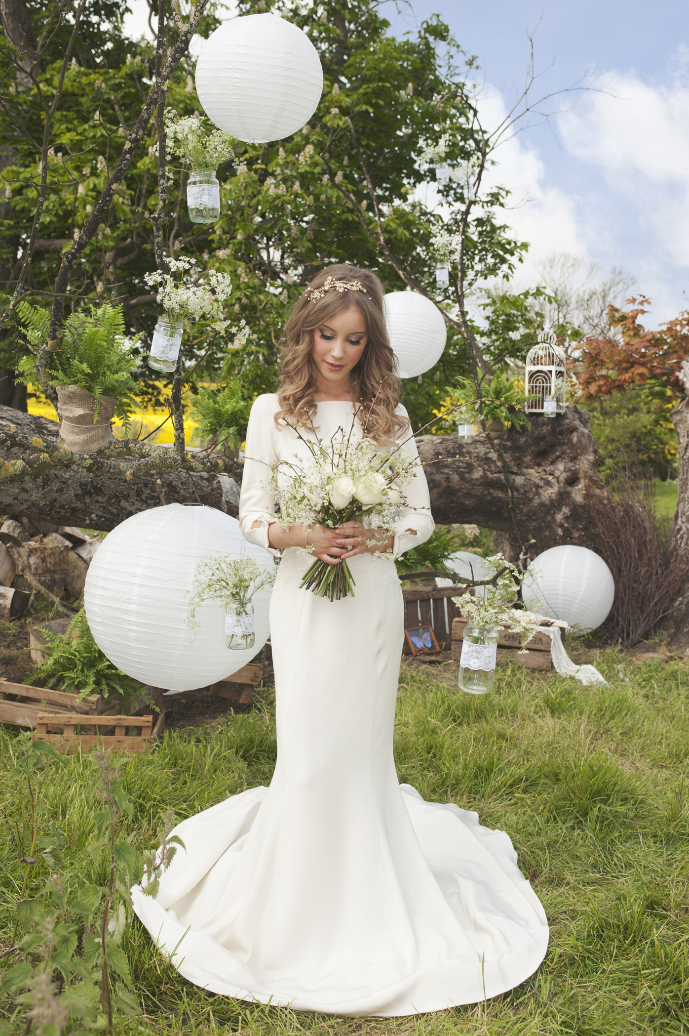 Woodland Love Styled Wedding Dress