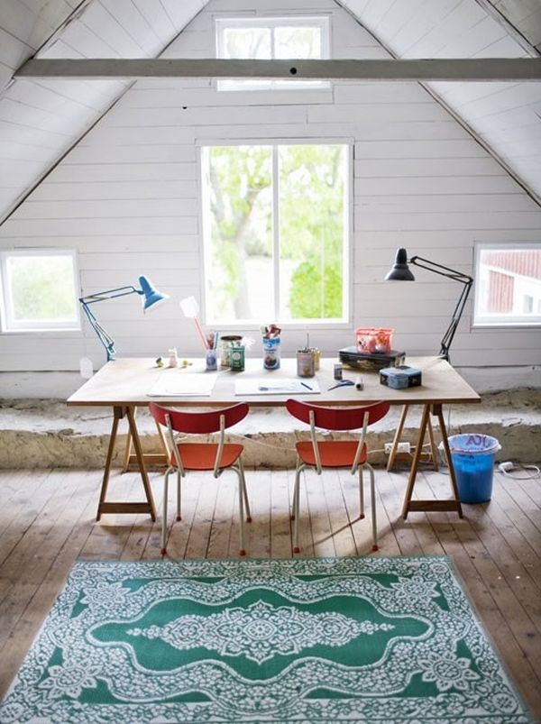 attic-home-office-featuring-rustic-and-industrial-style-décor-details