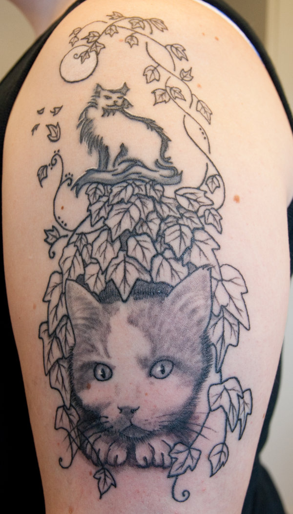 cat tattoo by tpenttil
