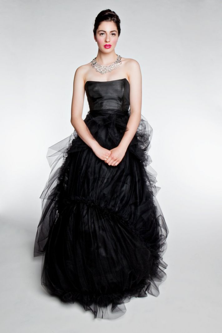 chic black bridesmaid dresses for elegant weddings