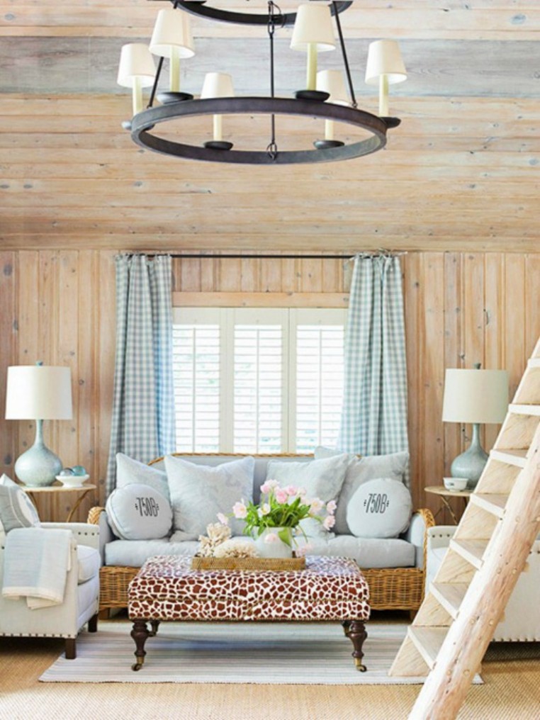 coastal themed living room idea bring summer into the living room with coastal decoration