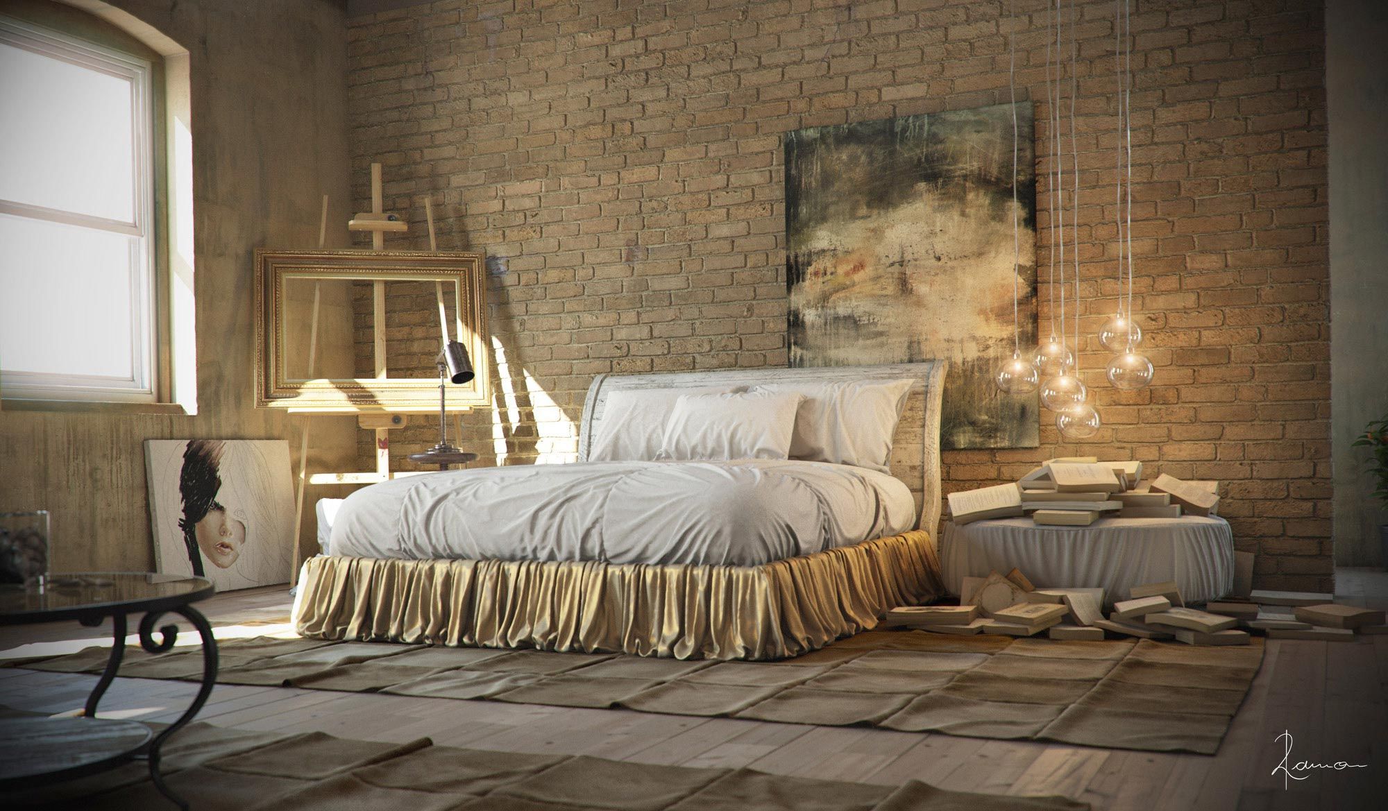 industrial design bedroom