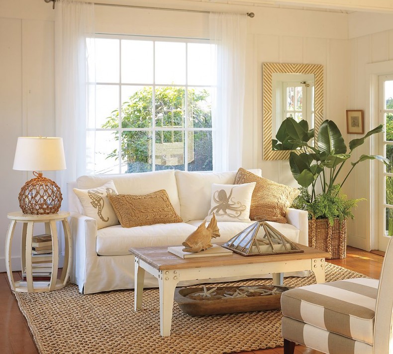 inspiring beach style living room design