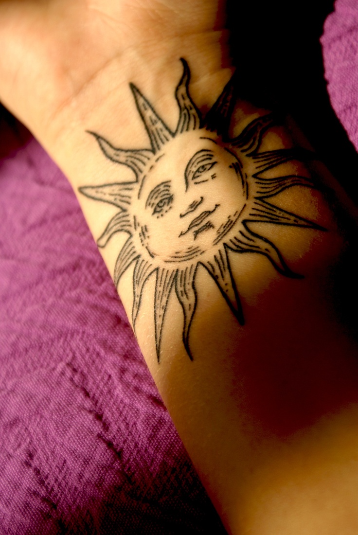 sun tattoo by Ignis SkinArt