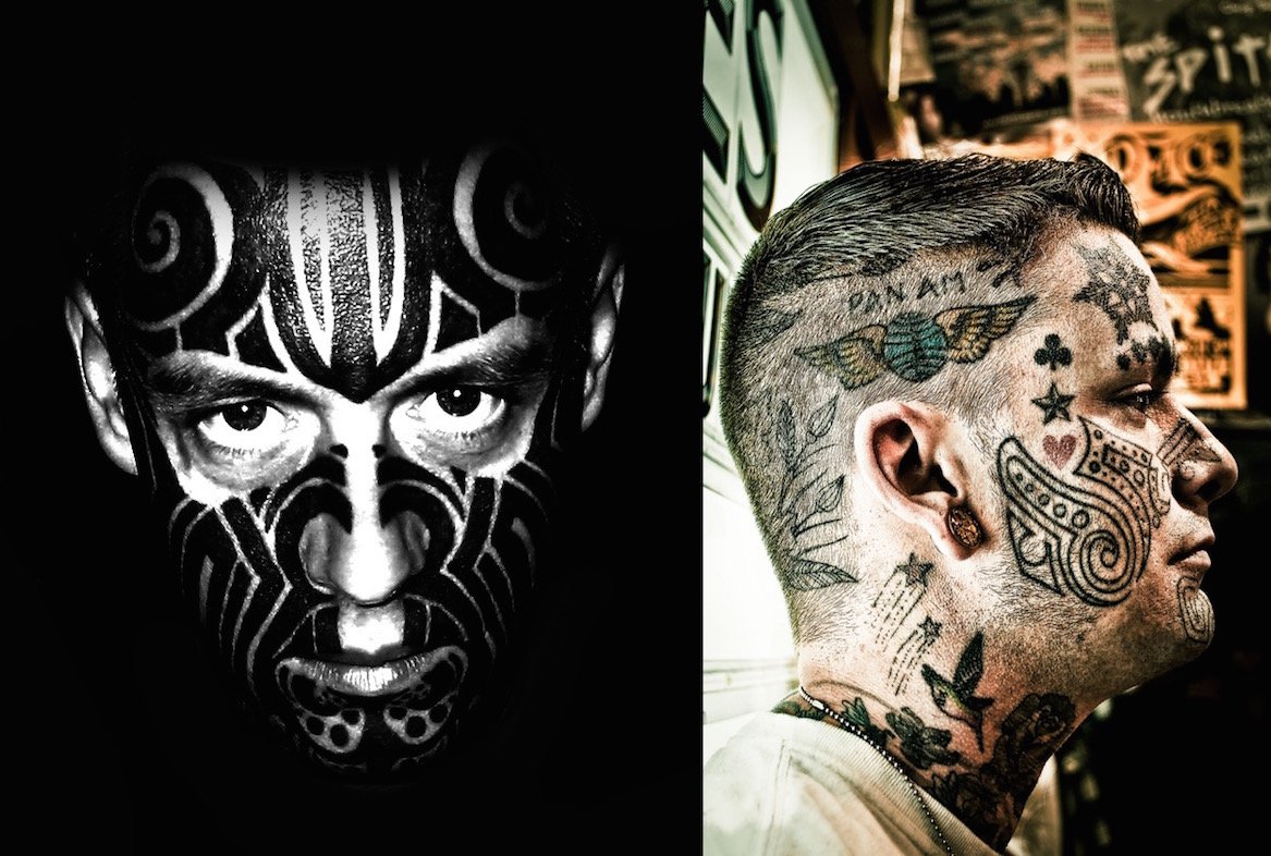 20 Awesome Face Tattoo Designs