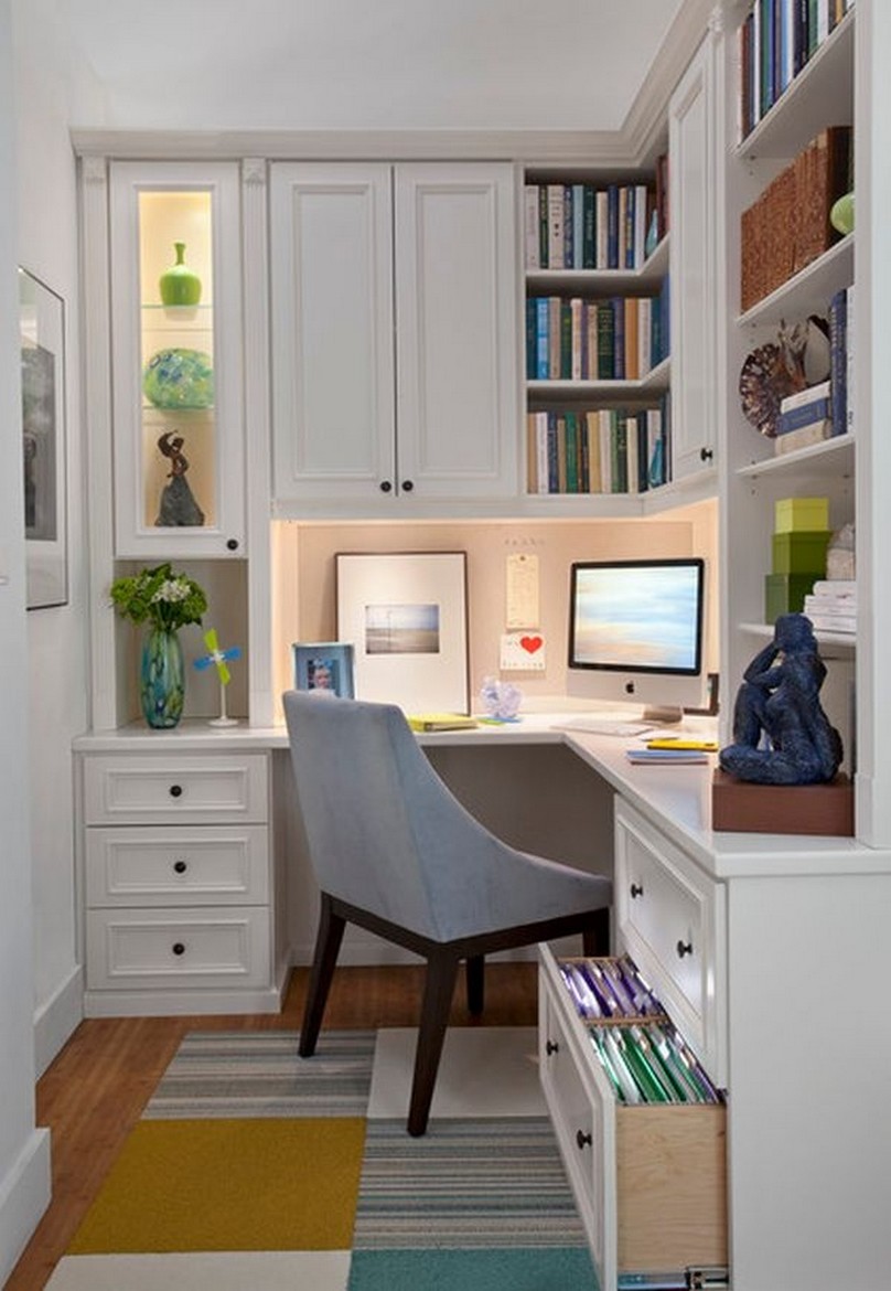 Beach House Interior Design Ideas With Small Home Office