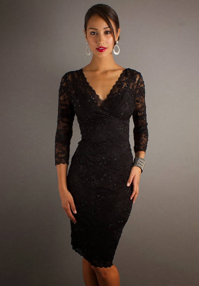 Black Long Sleeve Lace Wedding Dress