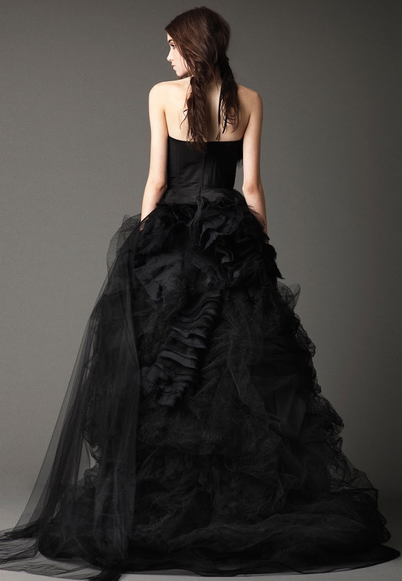 Black Wedding Dress Vera Wang 2