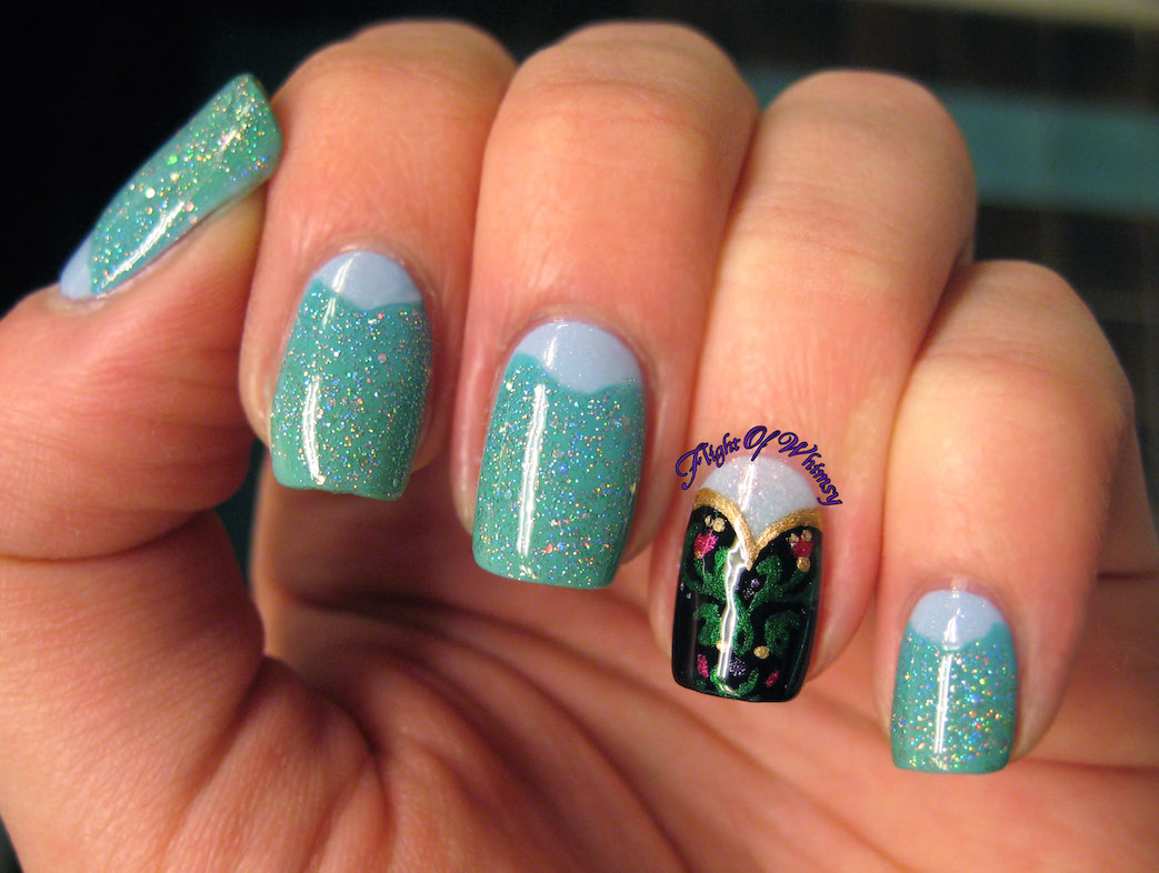 Disney Frozen Nail Art Manicure