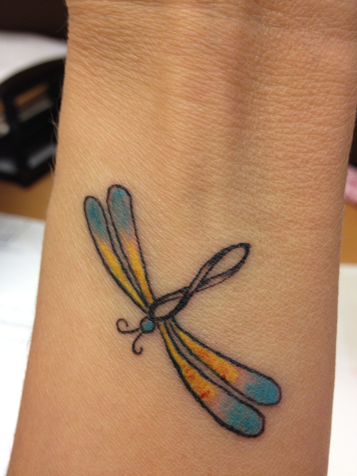 Dragonfly Infinity Tattoo