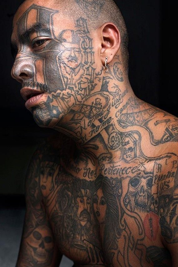 Face Tattoo Design