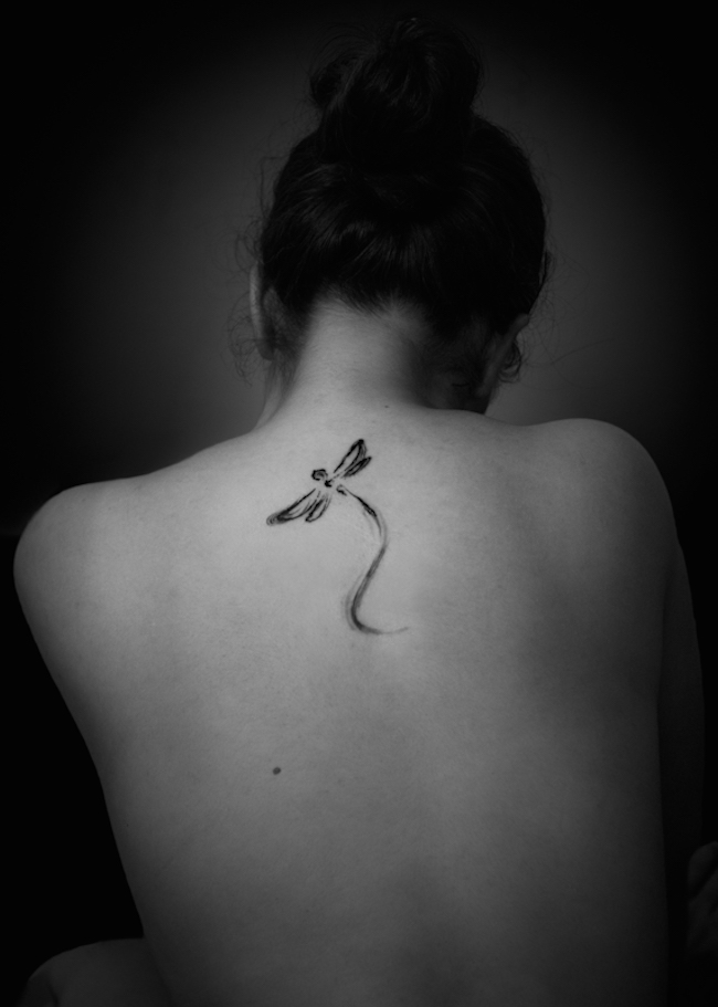 Girl with the dragonfly tattoo