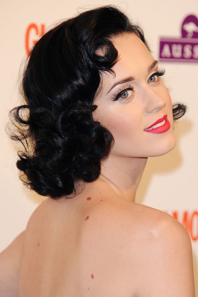 Katy Perry Vintage Hairstyles
