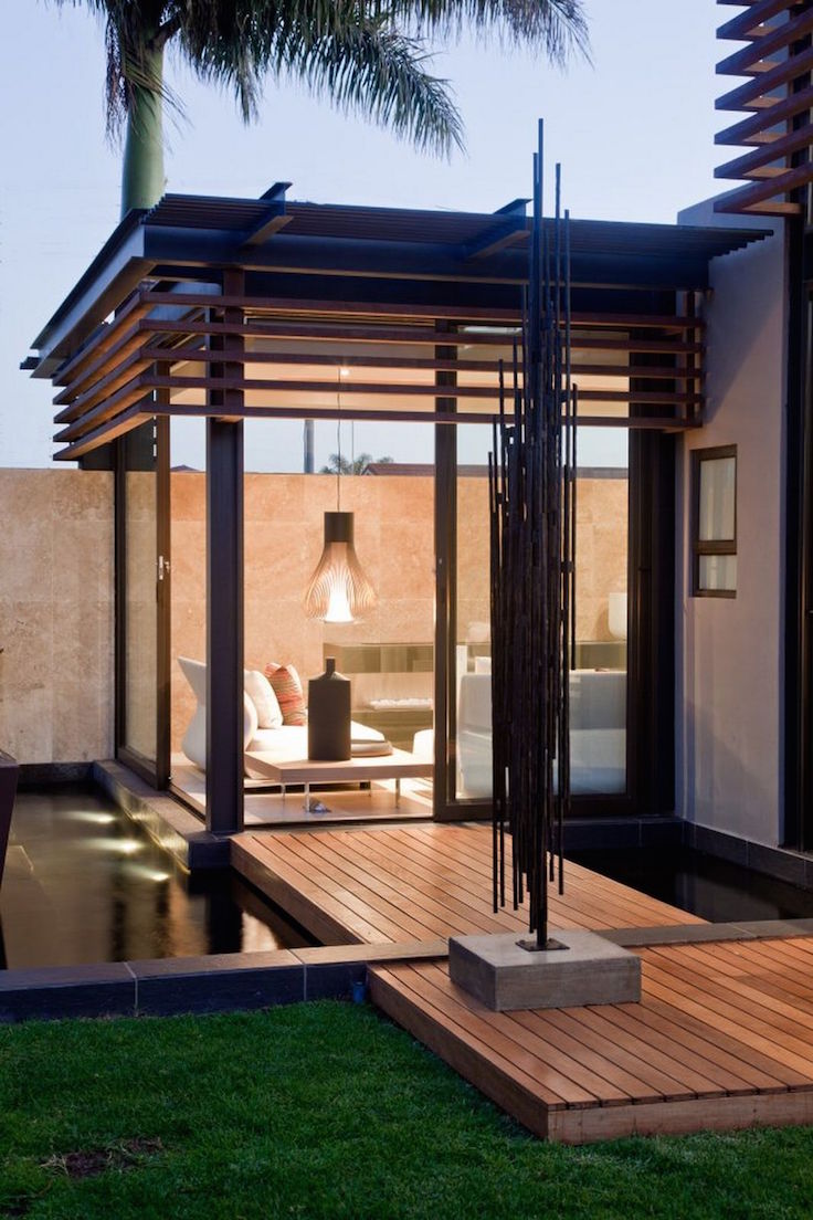 Modern Tropical Home Ideas Transparent Living Room