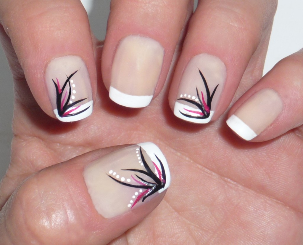 Nail Art Designs With French Manicure