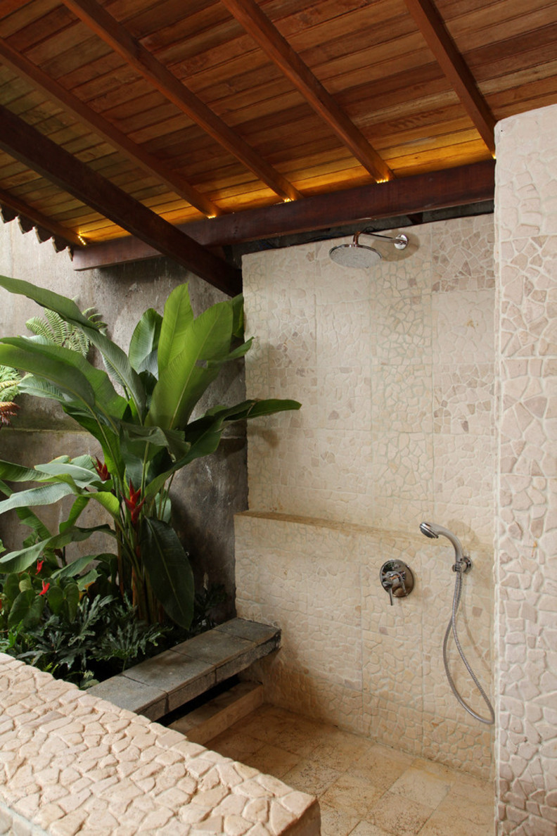 Outdoor Room Tropical Bathroom Best Decor Idea