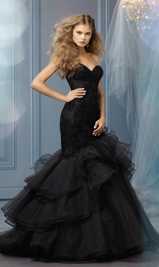 Outstanding 2015 Black Wedding Dresses