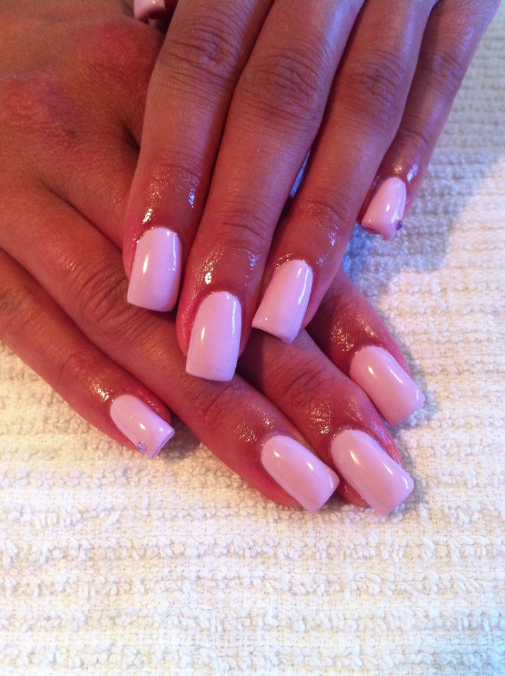 Pastel Pink Gel Nails