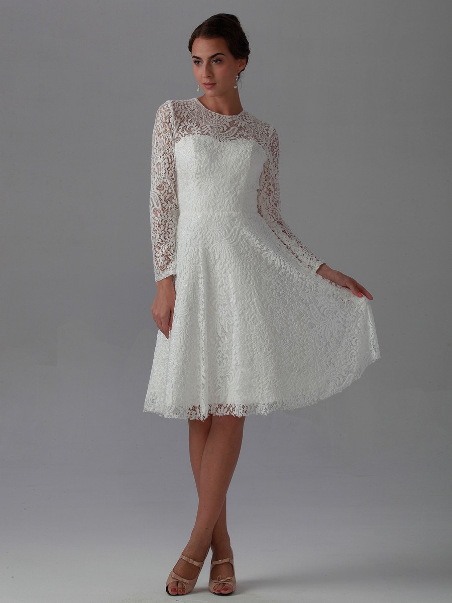 White Lace Dress Vintage