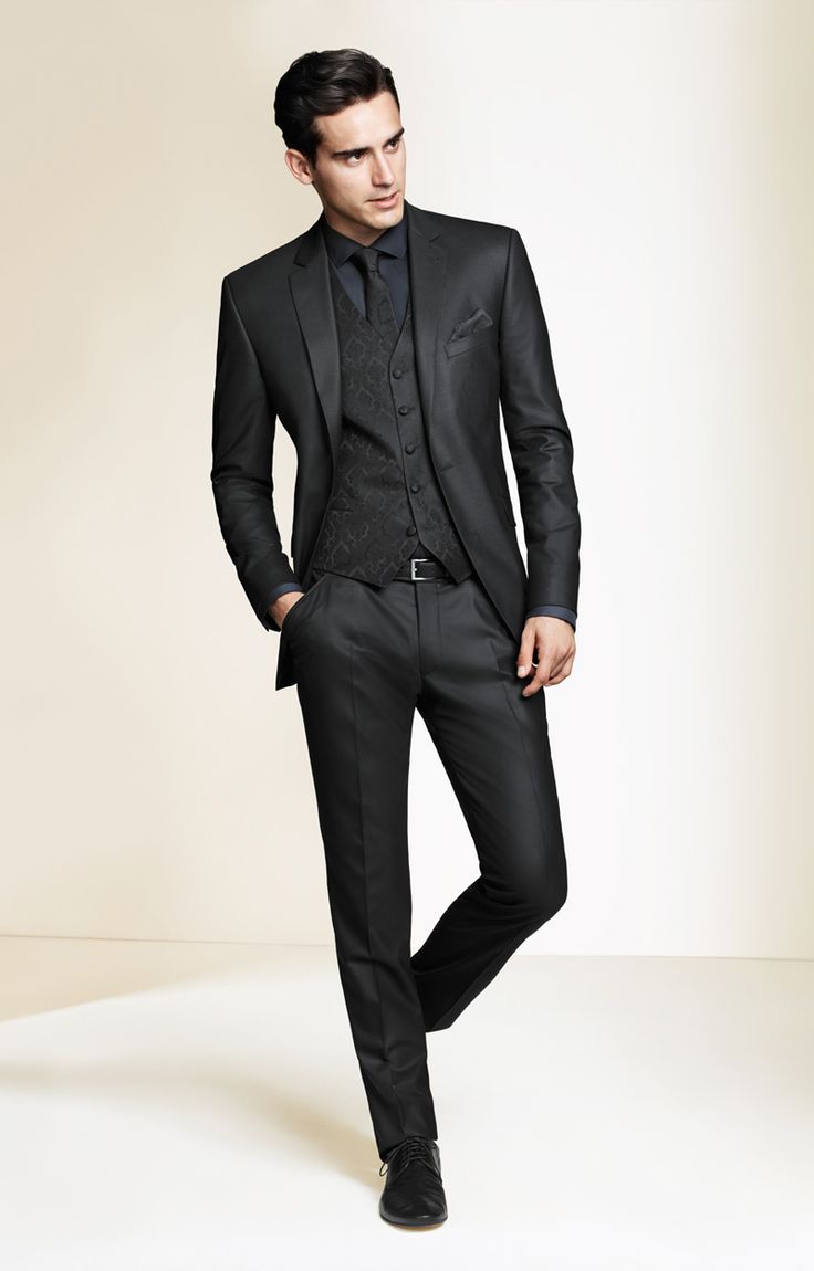 best black suit