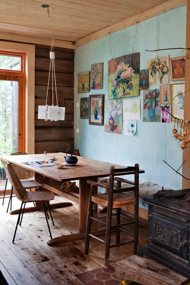 cool rustic dining room designs