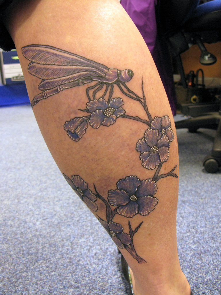 dragonfly tattoo popular among women