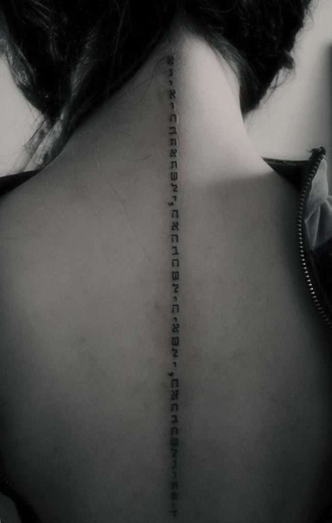 gorgeous Spine tattoos